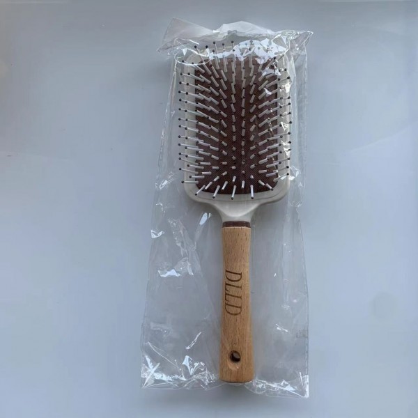 DLLD Ladies' wooden cushion comb student specific long hair head airbag massage comb ladies' home styling comb DLLD Ladies' wooden cushion comb student specific long hair head airbag massage comb ladies' home styling comb