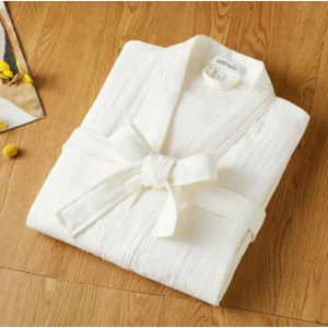 MSHalo Spring and summer bathrobe women's thin bathrobe