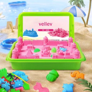 vellev Children's play sand set with colored sand
