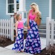 Mommy And Me Dresses Women And Girls 4th Of July Independence Day Polka Dot Star Print Stripe Long Maxi Fashion Dress Mommy And Me Dresses Women And Girls 4th Of July Independence Day Polka Dot Star Print Stripe Long Maxi Fashion Dress