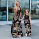 Mommy And Me Dresses Women And Girls 4th Of July Independence Day Polka Dot Star Print Stripe Long Maxi Fashion Dress Mommy And Me Dresses Women And Girls 4th Of July Independence Day Polka Dot Star Print Stripe Long Maxi Fashion Dress
