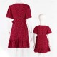 Mommy And Me Dresses Summer New Polka Dot Parent-child Dress Short Sleeved Soft Polyester Dresses Family Matching Outfits