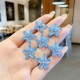 Elegant 10-Piece Flower Hair Clips for Girls - All-Season Princess Style Accessories, Perfect for Casual Chic &amp; Gifts