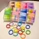 Children's Colored Hair Loop, Large Size, Not Harmful To Hair, High Ponytail Hair Rope, Tied Headband, Durable, High Elastic Rubber Band Leather Cover For Girls Children's Colored Hair Loop, Large Size, Not Harmful To Hair, High Ponytail Hair Rope, Tied Headband, Durable, High Elastic Rubber Band Leather Cover For Girls