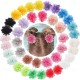 20PCS 2" Chiffon Flower Hair Bows Clips Flower Tiny Hair Clips Fine Hair for Girls Infants Toddlers Set of 20 Pairs 20PCS 2" Chiffon Flower Hair Bows Clips Flower Tiny Hair Clips Fine Hair for Girls Infants Toddlers Set of 20 Pairs