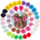 20PCS 2" Chiffon Flower Hair Bows Clips Flower Tiny Hair Clips Fine Hair for Girls Infants Toddlers Set of 20 Pairs 20PCS 2" Chiffon Flower Hair Bows Clips Flower Tiny Hair Clips Fine Hair for Girls Infants Toddlers Set of 20 Pairs