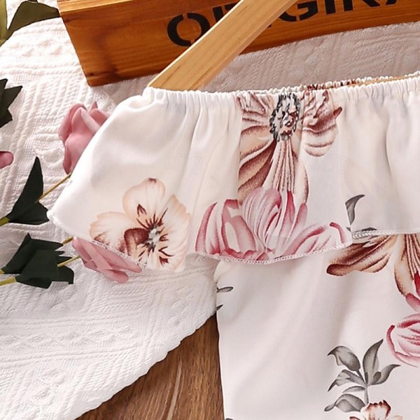 2 Pieces Kids Girls' Graphic Pants Suit Set Sleeveless Fashion Outdoor 3-7 Years Summer Pink Red Blue 2 Pieces Kids Girls' Graphic Pants Suit Set Sleeveless Fashion Outdoor 3-7 Years Summer Pink Red Blue