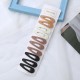 10pcs Hair Clip Simple Bb Clip Side Clip Candy Color Oval Frosted 10pcs Hair Clip Simple Bb Clip Side Clip Candy Color Oval Frosted