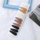 10pcs Hair Clip Simple Bb Clip Side Clip Candy Color Oval Frosted 10pcs Hair Clip Simple Bb Clip Side Clip Candy Color Oval Frosted