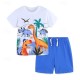 2 Pieces Toddler Boys T-shirt & Shorts Outfit Graphic Short Sleeve Set School Fashion Daily Summer Spring 3-7 Years 2 Pieces Toddler Boys T-shirt & Shorts Outfit Graphic Short Sleeve Set School Fashion Daily Summer Spring 3-7 Years