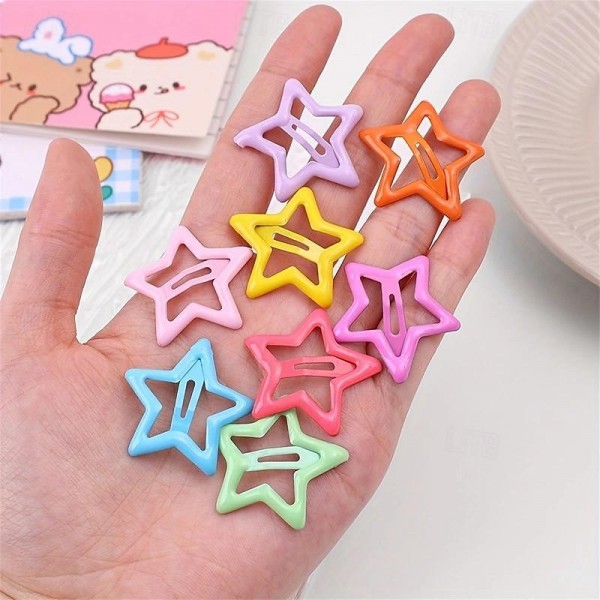 42PCS Glitter Star Hair Clips for Baby Girls - Adorable School-Ready Accessories &amp; Perfect Gifts