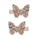 A Pair Little Girl Golden Butterfly Pair Clip Rainbow Bow Bang Clip Children's Glitter Leather Full Bag Clip A Pair Little Girl Golden Butterfly Pair Clip Rainbow Bow Bang Clip Children's Glitter Leather Full Bag Clip