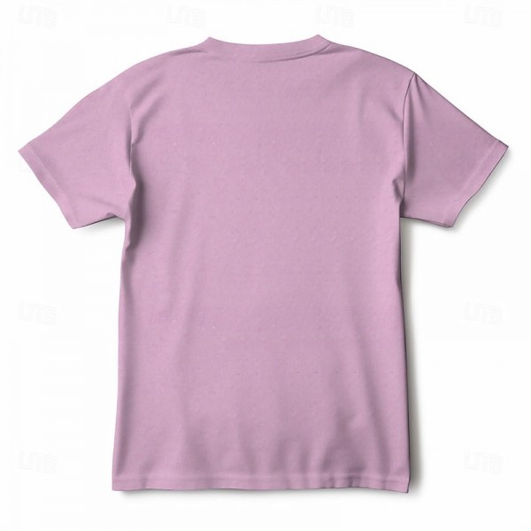 Girls' 3D Cat Tee Shirts Pink Short Sleeve 3D Print Summer Active Fashion Cute Polyester Kids 3-12 Years Crew Neck Outdoor Casual Daily Regular Fit Girls' 3D Cat Tee Shirts Pink Short Sleeve 3D Print Summer Active Fashion Cute Polyester Kids 3-12 Years Crew Neck Outdoor Casual Daily Regular Fit