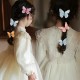 6pcs Butterfly Rhinestone Gradient Color Butterfly Hair Clips, Girls Hair Accessories 6pcs Butterfly Rhinestone Gradient Color Butterfly Hair Clips, Girls Hair Accessories