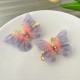 6pcs Butterfly Rhinestone Gradient Color Butterfly Hair Clips, Girls Hair Accessories 6pcs Butterfly Rhinestone Gradient Color Butterfly Hair Clips, Girls Hair Accessories