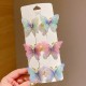 6pcs Butterfly Rhinestone Gradient Color Butterfly Hair Clips, Girls Hair Accessories 6pcs Butterfly Rhinestone Gradient Color Butterfly Hair Clips, Girls Hair Accessories