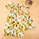 Mommy And Me Summer Dresses Family Matching Outfits Beach Sunflower Children's Dress Mother Children's Family Matching Mommy And Me Summer Dresses Family Matching Outfits Beach Sunflower Children's Dress Mother Children's Family Matching