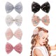 6PCS Colorful Polka Dot Mesh Children's Hair Clip Princess Large Bow Hair Clip Snowflake Star Half Wrapped Cloth Top Clip 6PCS Colorful Polka Dot Mesh Children's Hair Clip Princess Large Bow Hair Clip Snowflake Star Half Wrapped Cloth Top Clip