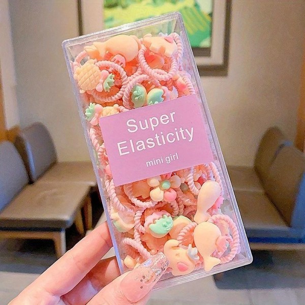 Adorable 30-Pack Girls' Elastic Hair Ties Bow & Animal Designs - Perfect for School & Gifts, Ponytail Ready Adorable 30-Pack Girls' Elastic Hair Ties Bow & Animal Designs - Perfect for School & Gifts, Ponytail Ready