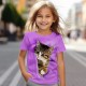 Girls' 3D Cat Tee Shirt Short Sleeve 3D Print Summer Active Fashion Cute Polyester Kids 3-12 Years Crew Neck Outdoor Casual Daily Regular Fit Girls' 3D Cat Tee Shirt Short Sleeve 3D Print Summer Active Fashion Cute Polyester Kids 3-12 Years Crew Neck Outdoor Casual Daily Regular Fit