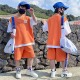 2 Pieces Kids Boys T-shirt & Shorts Outfit Solid Color Short Sleeve Set Outdoor Fashion Daily Summer Spring 3-7 Years Blue Orange Grey 2 Pieces Kids Boys T-shirt & Shorts Outfit Solid Color Short Sleeve Set Outdoor Fashion Daily Summer Spring 3-7 Years Blue Orange Grey