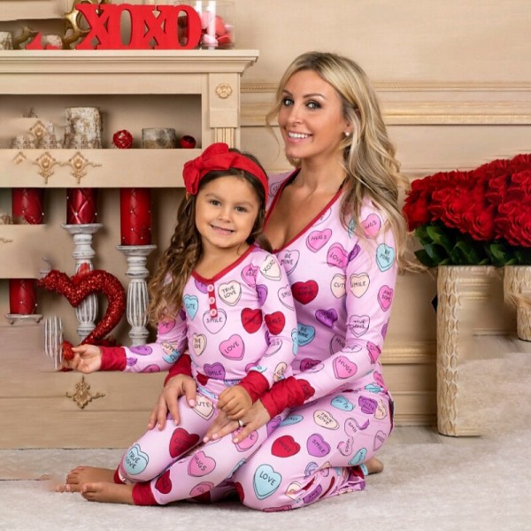 Mommy and Me Christmas Pajamas Graphic Home Print Pink Long Sleeve Mommy And Me Outfits Active Matching Outfits Mommy and Me Christmas Pajamas Graphic Home Print Pink Long Sleeve Mommy And Me Outfits Active Matching Outfits