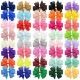 40-Piece Girls' Bow Hair Clips - Solid Color, Premium Polyester, Perfect for Everyday Style & Gifts, Ages 3-14 40-Piece Girls' Bow Hair Clips - Solid Color, Premium Polyester, Perfect for Everyday Style & Gifts, Ages 3-14