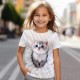 Girls' 3D Cat Tee Shirts Short Sleeve 3D Print Summer Active Fashion Cute Polyester Kids 3-12 Years Crew Neck Outdoor Casual Daily Regular Fit Girls' 3D Cat Tee Shirts Short Sleeve 3D Print Summer Active Fashion Cute Polyester Kids 3-12 Years Crew Neck Outdoor Casual Daily Regular Fit