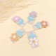 5-Pack Children's Square Hair Clip Embroidery Subsidy Small Flower Bangs Edge Clip Girl Handmade Knitted Hair Accessories 5-Pack Children's Square Hair Clip Embroidery Subsidy Small Flower Bangs Edge Clip Girl Handmade Knitted Hair Accessories
