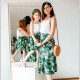 Mommy and Me Dress Family Matching Outfits Summer Woman Girl Print Stitching Dress Mom Daughter Clothing Mommy and Me Dress Family Matching Outfits Summer Woman Girl Print Stitching Dress Mom Daughter Clothing