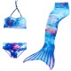 Kids Girls‘ Swimwear Bikini 3-10 Years 3pcs Three Piece Swimsuit Mermaid Tail The Little Mermaid Swimwear Gradient Sleeveless Blue Rainbow Red Beach Active Cosplay Costumes Bathing Suits Summer Kids Girls‘ Swimwear Bikini 3-10 Years 3pcs Three Piece Swimsuit Mermaid Tail The Little Mermaid Swimwear Gradient Sleeveless Blue Rainbow Red Beach Active Cosplay Costumes Bathing Suits Summer