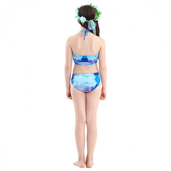 Kids Girls‘ Swimwear Bikini 3-10 Years 3pcs Three Piece Swimsuit Mermaid Tail The Little Mermaid Swimwear Gradient Sleeveless Blue Rainbow Red Beach Active Cosplay Costumes Bathing Suits Summer Kids Girls‘ Swimwear Bikini 3-10 Years 3pcs Three Piece Swimsuit Mermaid Tail The Little Mermaid Swimwear Gradient Sleeveless Blue Rainbow Red Beach Active Cosplay Costumes Bathing Suits Summer