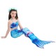 Kids Girls‘ Swimwear Bikini 3-10 Years 3pcs Three Piece Swimsuit Mermaid Tail The Little Mermaid Swimwear Gradient Sleeveless Blue Rainbow Red Beach Active Cosplay Costumes Bathing Suits Summer Kids Girls‘ Swimwear Bikini 3-10 Years 3pcs Three Piece Swimsuit Mermaid Tail The Little Mermaid Swimwear Gradient Sleeveless Blue Rainbow Red Beach Active Cosplay Costumes Bathing Suits Summer
