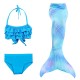 Kids Girls‘ Swimwear Bikini 3-10 Years 3pcs Three Piece Swimsuit Mermaid Tail The Little Mermaid Swimwear Gradient Sleeveless Blue Rainbow Red Beach Active Cosplay Costumes Bathing Suits Summer Kids Girls‘ Swimwear Bikini 3-10 Years 3pcs Three Piece Swimsuit Mermaid Tail The Little Mermaid Swimwear Gradient Sleeveless Blue Rainbow Red Beach Active Cosplay Costumes Bathing Suits Summer