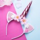Kid Baby Girls' Unicorn Headband Floral Style Hair Accessories Blushing Pink Cute Adorable Party Accessories Kid Baby Girls' Unicorn Headband Floral Style Hair Accessories Blushing Pink Cute Adorable Party Accessories