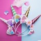 Kid Baby Girls' Unicorn Headband Floral Style Hair Accessories Blushing Pink Cute Adorable Party Accessories Kid Baby Girls' Unicorn Headband Floral Style Hair Accessories Blushing Pink Cute Adorable Party Accessories