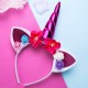 Kid Baby Girls' Unicorn Headband Floral Style Hair Accessories Blushing Pink Cute Adorable Party Accessories Kid Baby Girls' Unicorn Headband Floral Style Hair Accessories Blushing Pink Cute Adorable Party Accessories