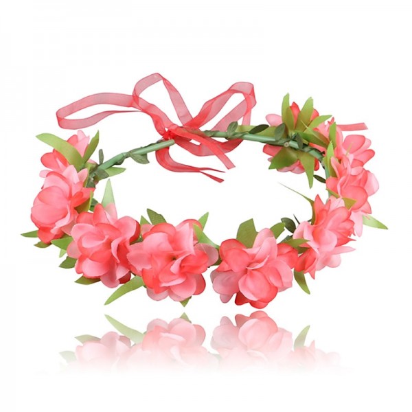 Kids Girls' Floral Headbands Sweet Children's Wreath Blue Red Floral Style Hair Accessories Kids Girls' Floral Headbands Sweet Children's Wreath Blue Red Floral Style Hair Accessories