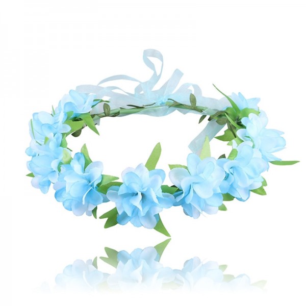 Kids Girls' Floral Headbands Sweet Children's Wreath Blue Red Floral Style Hair Accessories Kids Girls' Floral Headbands Sweet Children's Wreath Blue Red Floral Style Hair Accessories