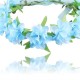 Kids Girls' Floral Headbands Sweet Children's Wreath Blue Red Floral Style Hair Accessories Kids Girls' Floral Headbands Sweet Children's Wreath Blue Red Floral Style Hair Accessories