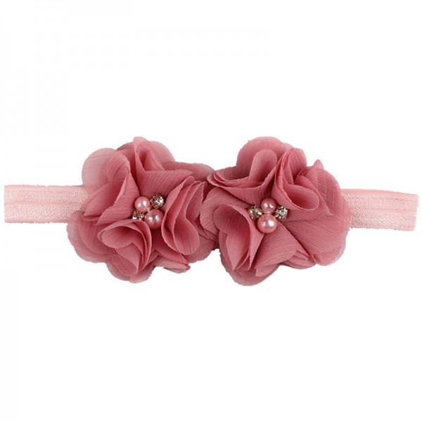 Kids / Toddler Girls' Fashion Baby Headband Two Hand-Stitched Chiffon Rhinestone Floral Headband Children's Flower Headband Hair Accessories Kids / Toddler Girls' Fashion Baby Headband Two Hand-Stitched Chiffon Rhinestone Floral Headband Children's Flower Headband Hair Accessories