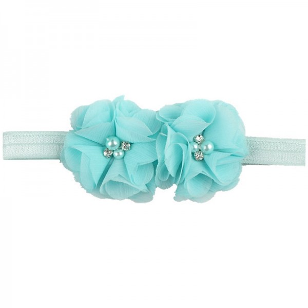 Kids / Toddler Girls' Fashion Baby Headband Two Hand-Stitched Chiffon Rhinestone Floral Headband Children's Flower Headband Hair Accessories Kids / Toddler Girls' Fashion Baby Headband Two Hand-Stitched Chiffon Rhinestone Floral Headband Children's Flower Headband Hair Accessories