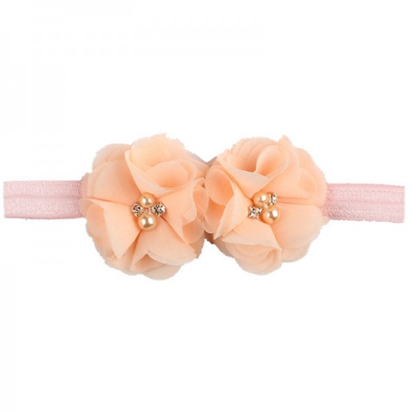 Kids / Toddler Girls' Fashion Baby Headband Two Hand-Stitched Chiffon Rhinestone Floral Headband Children's Flower Headband Hair Accessories Kids / Toddler Girls' Fashion Baby Headband Two Hand-Stitched Chiffon Rhinestone Floral Headband Children's Flower Headband Hair Accessories
