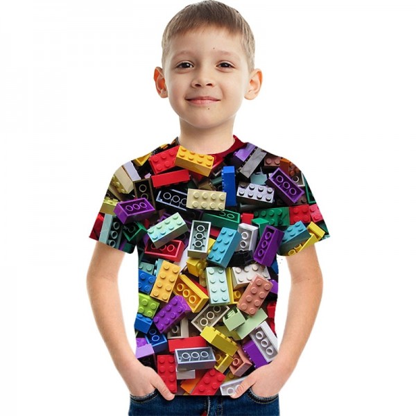 Kids Boys' T shirt Tee Short Sleeve Graphic 3D Print Kid Top Optical Illusion Daily Outdoor Active Streetwear Sports Summer Tee 3-12 Years Kids Boys' T shirt Tee Short Sleeve Graphic 3D Print Kid Top Optical Illusion Daily Outdoor Active Streetwear Sports Summer Tee 3-12 Years