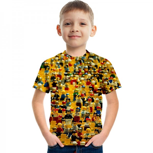 Kids Boys' T shirt Tee Short Sleeve Graphic 3D Print Kid Top Optical Illusion Daily Outdoor Active Streetwear Sports Summer Tee 3-12 Years Kids Boys' T shirt Tee Short Sleeve Graphic 3D Print Kid Top Optical Illusion Daily Outdoor Active Streetwear Sports Summer Tee 3-12 Years
