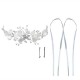 Girls' Cute Princess Wedding Headpiece White Flower Fashion Cute Headband Pearl Hair Dress for Girl Girls' Cute Princess Wedding Headpiece White Flower Fashion Cute Headband Pearl Hair Dress for Girl
