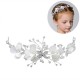 Girls' Cute Princess Wedding Headpiece White Flower Fashion Cute Headband Pearl Hair Dress for Girl Girls' Cute Princess Wedding Headpiece White Flower Fashion Cute Headband Pearl Hair Dress for Girl