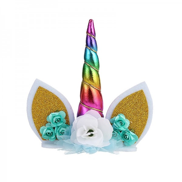 Kids Baby Girls' New Unicorn Cake Decoration Unicorn Birthday Cake Decoration Baking Plug-In Dress Up Accessories Kids Baby Girls' New Unicorn Cake Decoration Unicorn Birthday Cake Decoration Baking Plug-In Dress Up Accessories