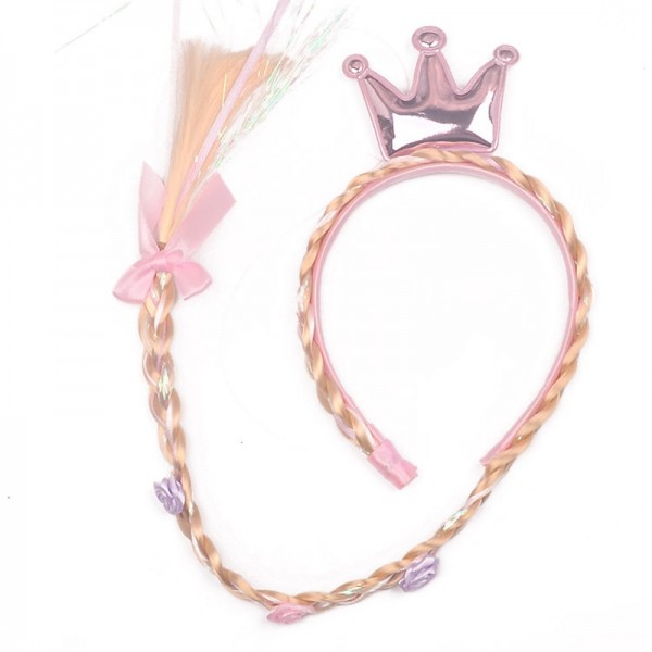 Kids Baby Girls' New Children's Jewelry Ice And Snow Aisha Wig Princess Snowflake Long Hair Braid Romance Toy Cos Props Accessories Kids Baby Girls' New Children's Jewelry Ice And Snow Aisha Wig Princess Snowflake Long Hair Braid Romance Toy Cos Props Accessories