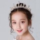 Kids Baby Girls' Crown Headdress Princess Girl Crown Crystal Headband Golden Frozen Aisha Girl Birthday Hair Accessory Kids Baby Girls' Crown Headdress Princess Girl Crown Crystal Headband Golden Frozen Aisha Girl Birthday Hair Accessory
